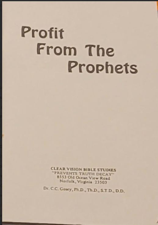 Profit from the Prophets